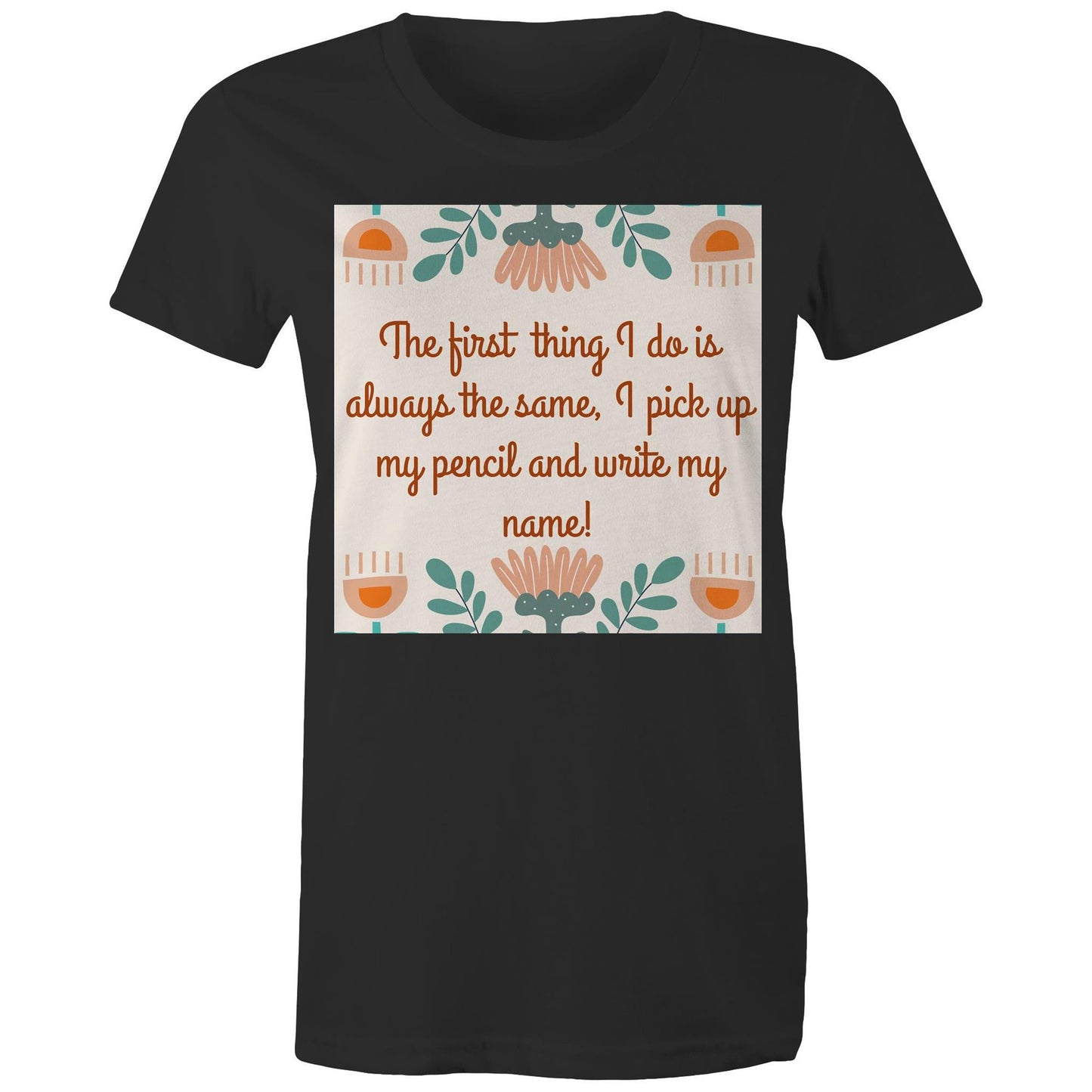 The first thing I do is always the same - Women's Maple Organic Tee